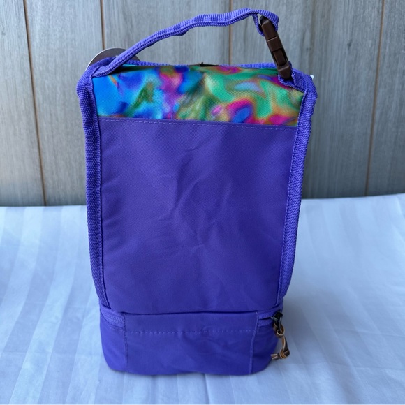 NWT-Arctic Zone 2 Compartment Insulated Lunch Box W/Microban Technology - Picture 6 of 8